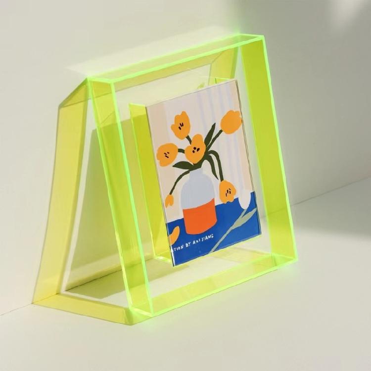 1PC Acrylic Picture Frame Photo Holder Photo Poster Desktop Wall Hangings Display