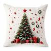 1/2Pcs 45x45cm Christmas Tree Pillowcase Non-Embroidered Holiday Decorative Pillow  Home Decor