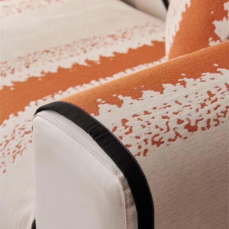 Skandynawski Minimalistyczny Chenilowy Mata na Sofę Odporna na Kocią Sierść Lekki Luksusowa Podkładka Poduszka Dekoracja Salonu Pokrowiec Ochronny na Mebel