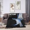 Deftones Metal Band Warm Soft Blanket  Picnic Plush Throw Blanket Pattern Couch Chair Flannel Bedspread Sofa Bed Cover