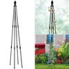 47.2in Garden Trellis for Climbing Plant Vertical Garden Outdoor Indoor Potted Plant Support Black