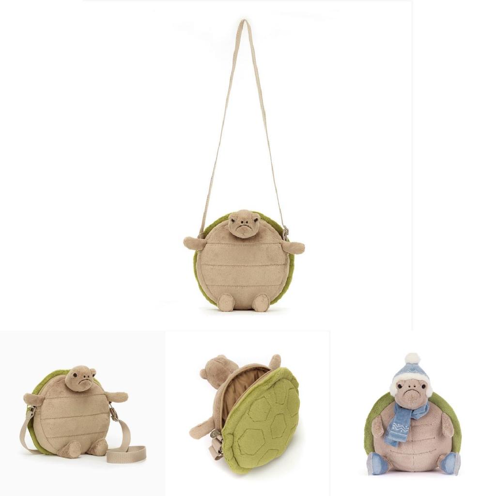 Timi Turtle Plush Bag With Soft Filling For Girls Gift And Comfort