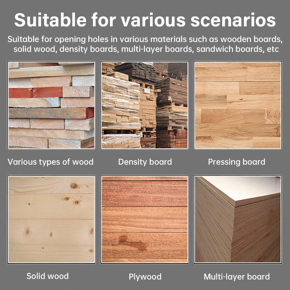 Woodworking Manual Support Drill Hardware Tools Twist Auger Sharp and Durable Outdoor Extension Drill Black High Carbon Steel