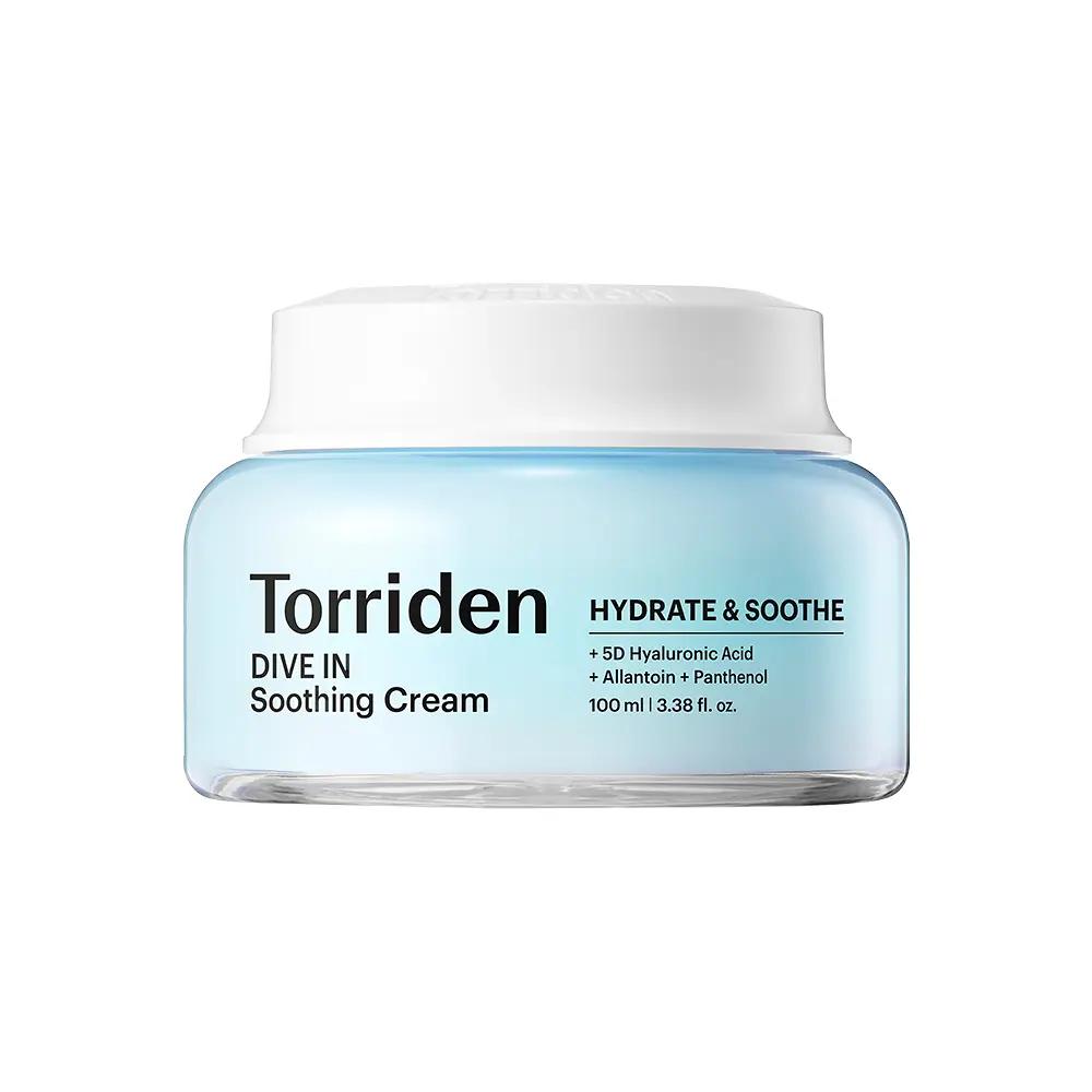 Torriden DIVE-IN Low Molecular Hyaluronic Acid Soothing Cream Hydrating Moisturizer 100ml