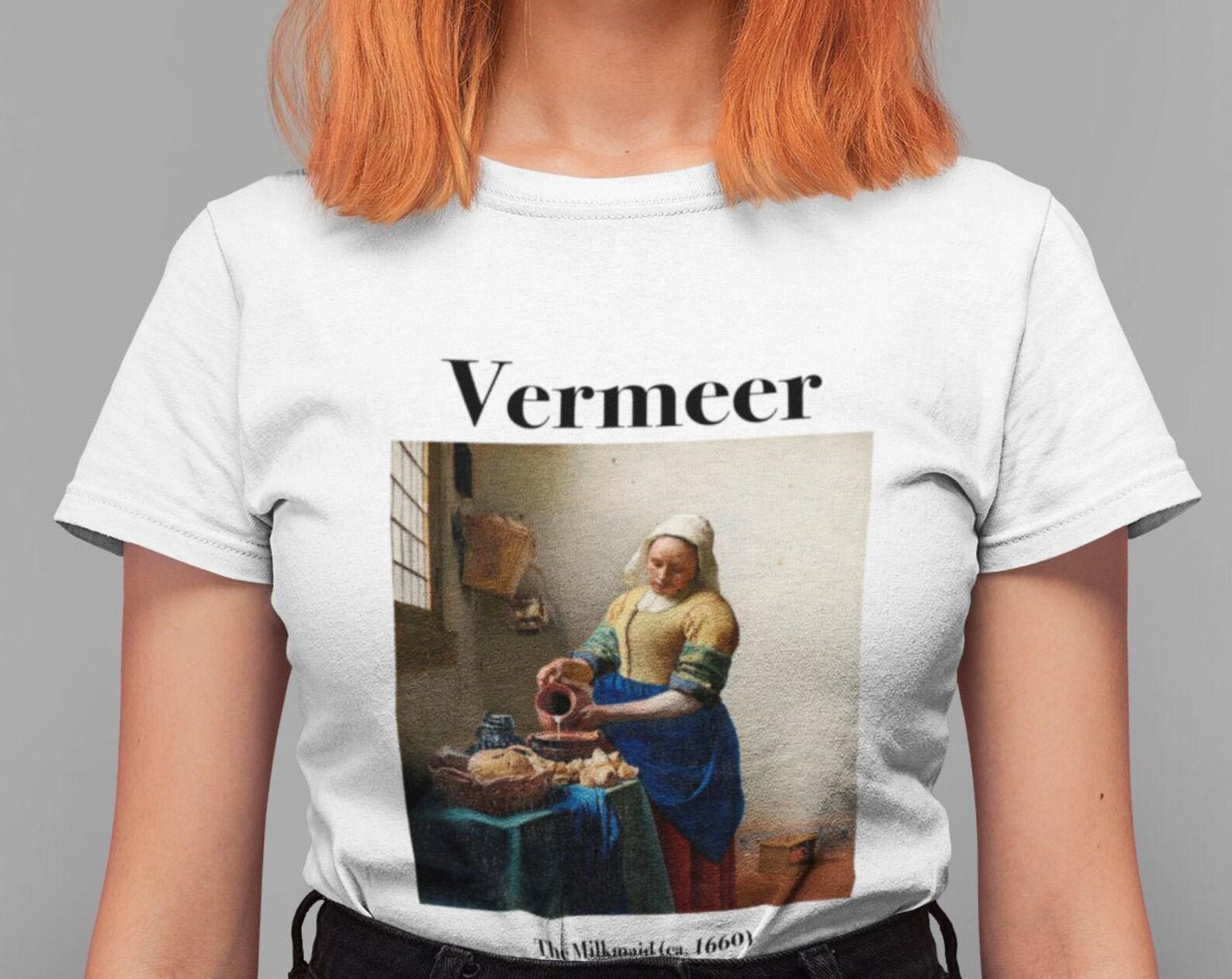 Vermeer Milkmaid T-shirt: Rijksmuseum Art Tee XL
