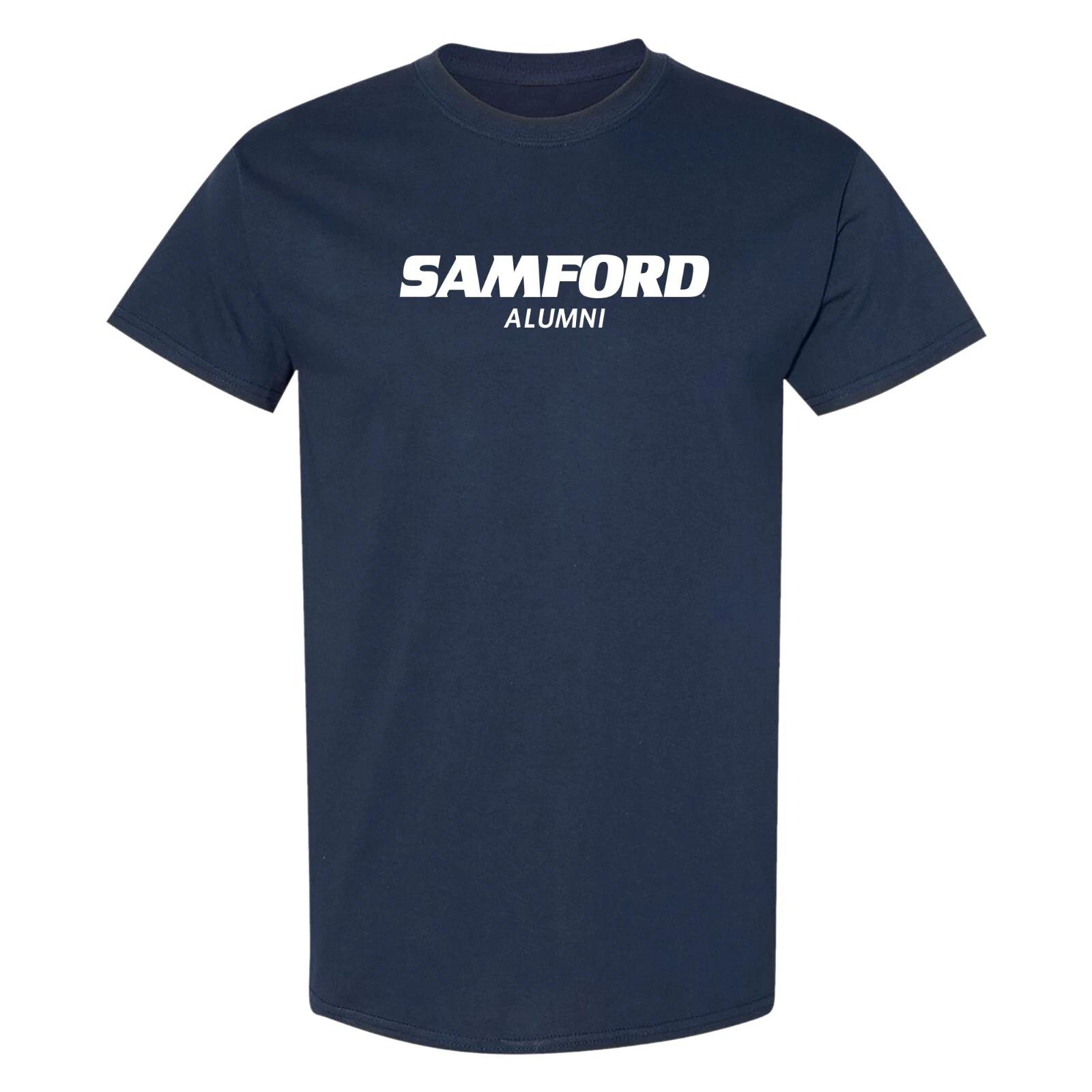 Samford University Bulldogs Alumni Block T-Shirt - Navy M