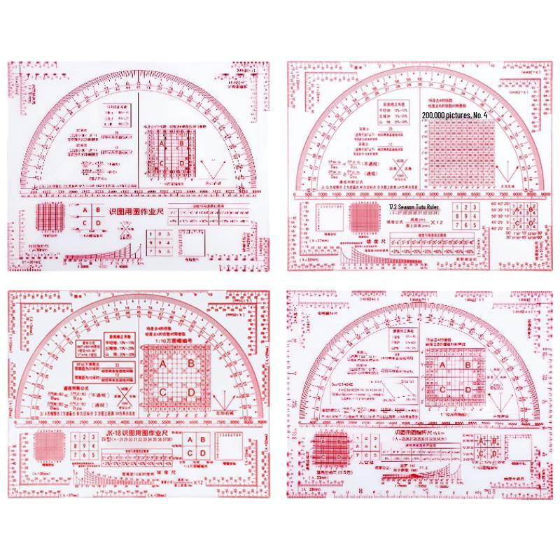 Military Map Reading and Topography Ruler