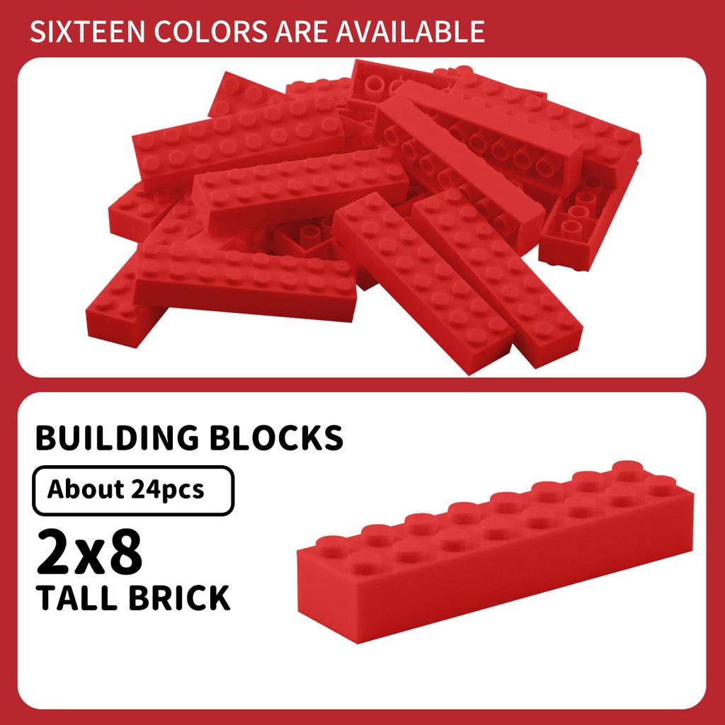 Non-Toxic 100G 2X8 High Brickbuilding Blocks Thick Figuresbricks Dots Educational Creative Sizecompatible With Plastic Toys Forchildren