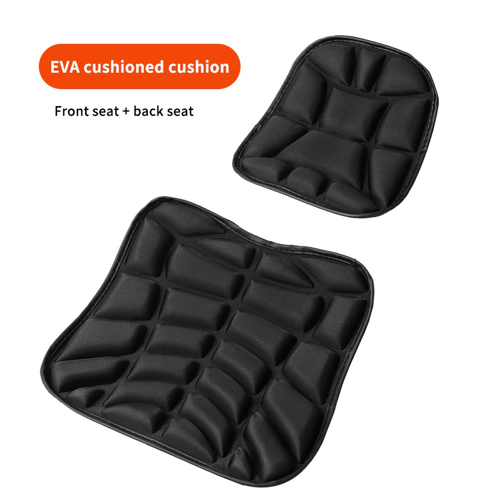 Motorcycle Seat Cushion 2 Pack Front+Rear Anti Slip Seat Cover Moto Pressure Relief Ride Seat Pad Motorbike Accessories