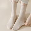 Women's Mid-calf Socks, Antibacterial and Deodorizing for Spring and Autumn, Boneless, Warm for Autumn and Winter, Pile Socks, Long Socks