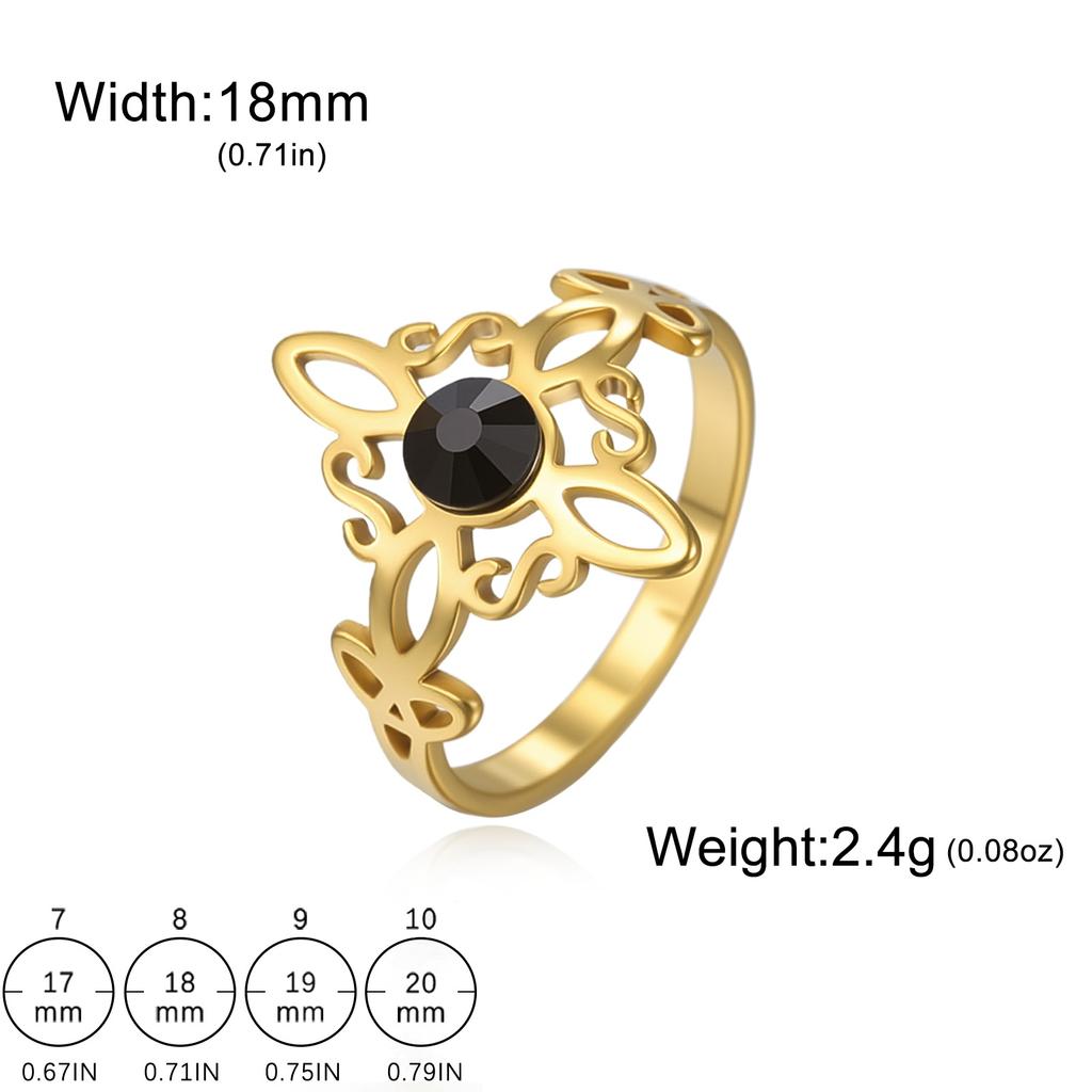 Jeshayuan Witch Knot Ring Je Hebrew Tetragrammaton Ring Witchcraft Pentagram Ring For Women Amulet Jewelry Gift