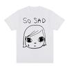Yoshitomo Nara Sad Vintage T-shirt Men and Women Summer Cotton Clothing Casual Fashion Short Sleeved Tee Streetwear Unisex