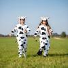 Pajama Onesie Kigurumi Costume Disguise Cow 115-125Cm