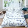 Periodic Table Of Elements Duvet Cover Science Bedding Set Microfiber Chemistry Lovers Learning Image For Kids Teens Adult Decor