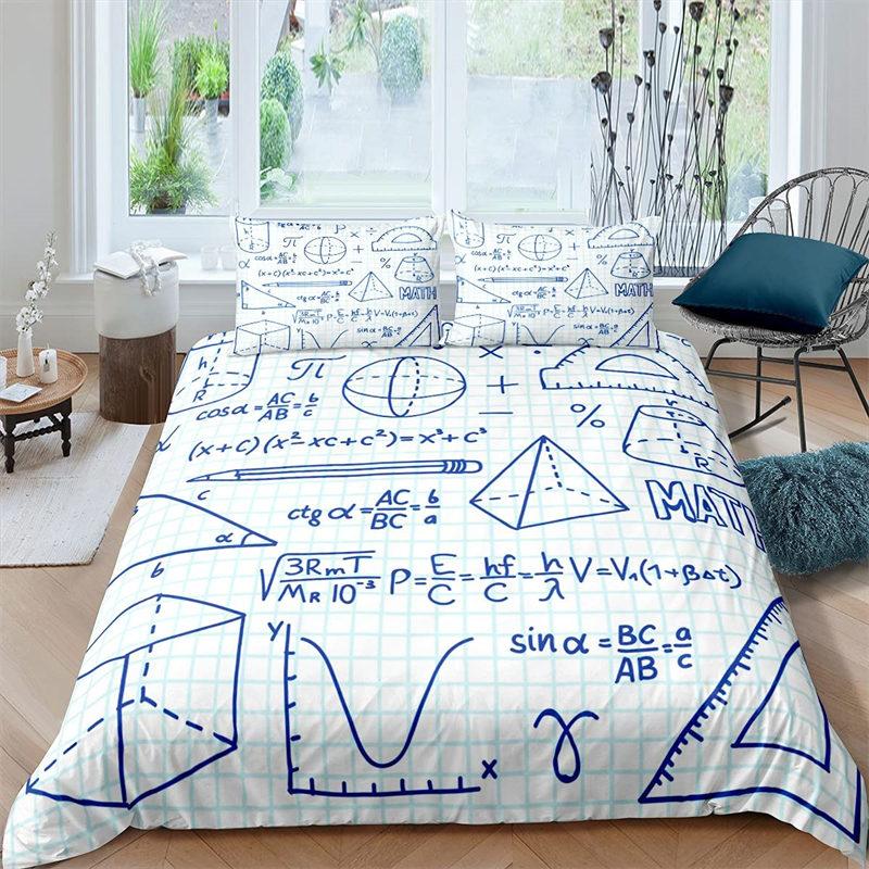 Periodic Table Of Elements Duvet Cover Science Bedding Set Microfiber Chemistry Lovers Learning Image For Kids Teens Adult Decor