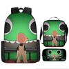 Traditional Creative Cool Total Drama 3D Pattern Pupil Schoolbags For All Oxford Water-resistant Laptop Versatile Journey Rucksacks