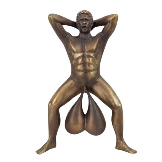 Male Prank Doorbell Funny Naked Man Door Knocker Easy To Install Prank Male Doorbell Decoration Gift for Friends