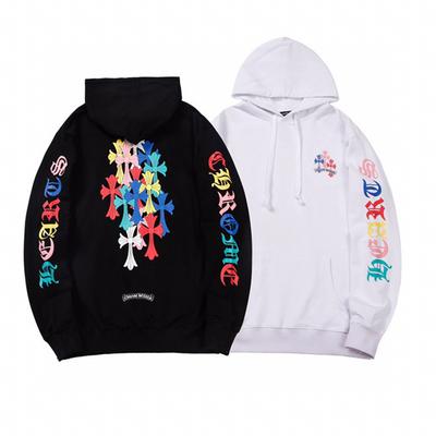 813 CHROME HEARTS Autumn and Winter New Plus Size Classic Style Logo Hooded Sweatshirt, Suitable for Couples To Wear