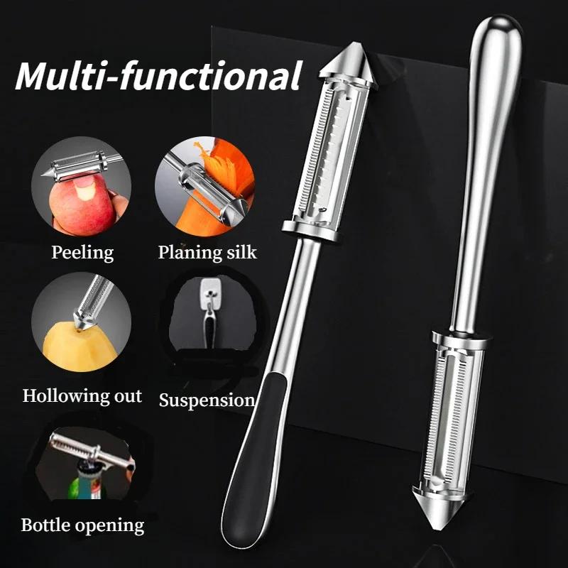 5 In 1 Potato Peeler Multi-functional Vegetable Carrot Grater Fruit Peeler Beer Opener Household Kitchen Gadget Accessories Tool