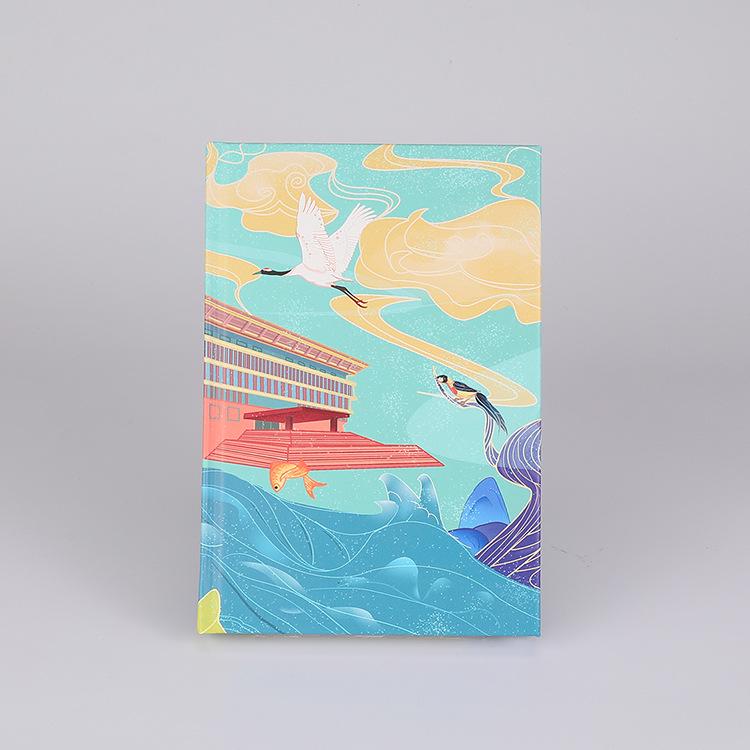Creative Ancient Style Loose-Leaf Notebook Gift Set - National Trend Business Diary A5 зелёный