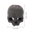 Black Skull Resin Naments Fish Tank Decorations Aquarium Decor Fake Model Pet Products Resin Head Bone Statue Fish Tank