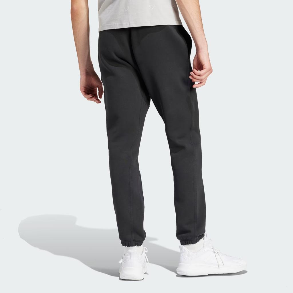 Adidas Lounge Fleece Pants Black Men Streetwear IS1578