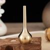 Mini Vase Gold Home Decor Living Room Decoration Antique Vase Tall Unique Flower Nordic Vase Suitable Household Desktop Decor