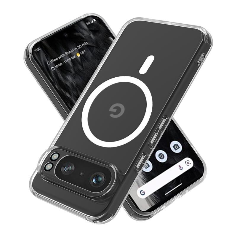 

-HD Магнітний Чохол Для Телефону Google Pixel 10 9 Pro XL 9A 8A 8 7 7A 6 6A Pro Для Magsafe Бездротової Зарядки Акрилова Кришка For Pixel 6A