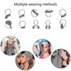 1× Cooling Hoodie Towel for Neck & Face for Yoga, Sports, Gym, Fitness Exercise