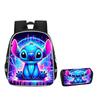 Stitch Combination Set Peripheral Backpack Men'S And Women'S Pencil Bag