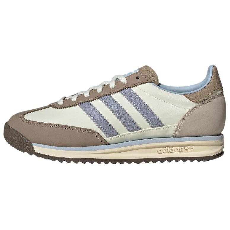 Adidas Originals Sl 72 Rs Classic Comfortable Non-Slip Durable Low-Top Lifestyle Casual Shoes Unisex Sneaker Ivory Blue JR8087