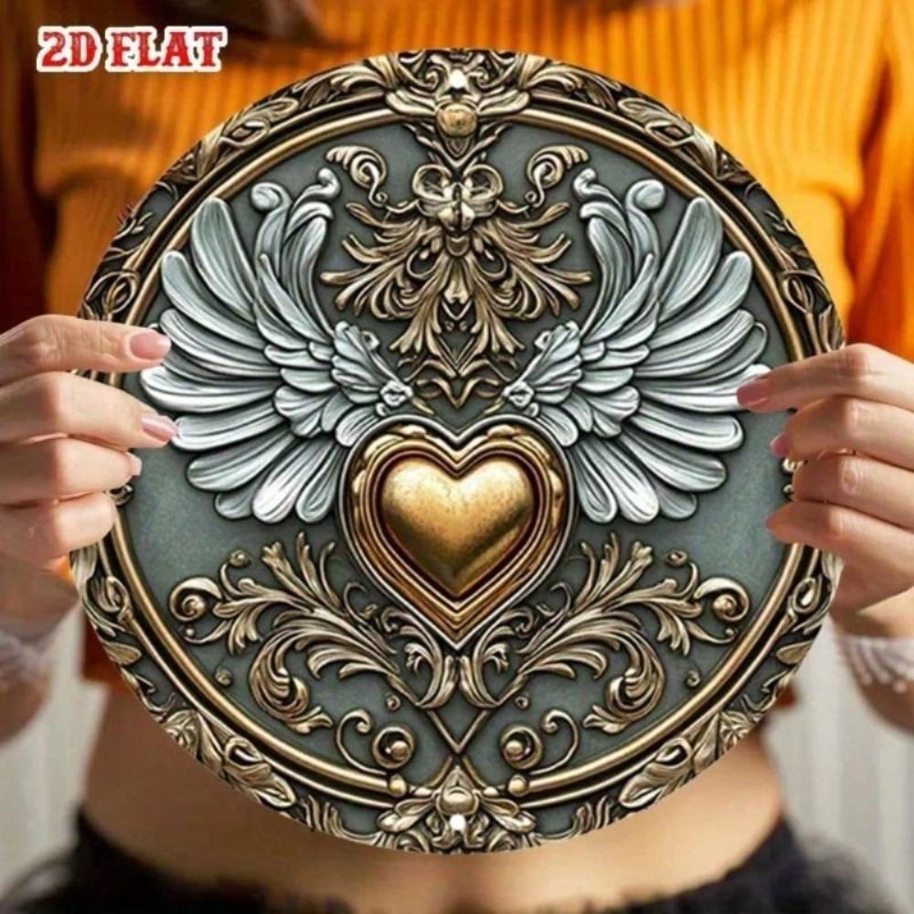 Handmade Metal Art Sign Decorative Wall Plaque for Home Garden