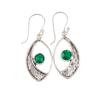 Chrome Diopside Gemstone 925 Sterling Silver Jewelry Handmade Boho Earrings1.60" EE-61-6