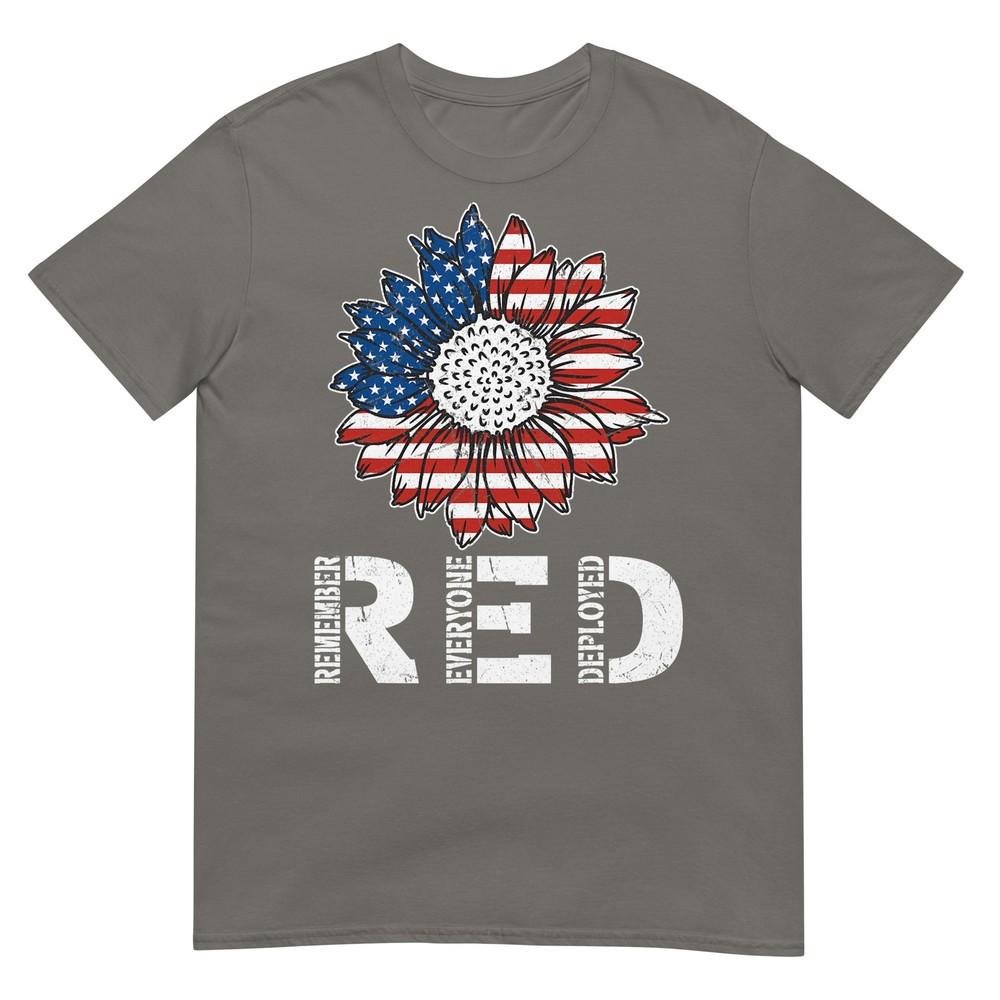 Red Friday Denke an alle im Einsatz Rotes T-Shirt