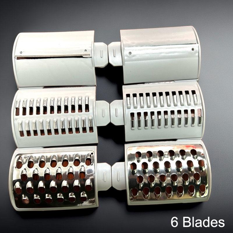 

Многофункциональная овощерезка с ручным приводом и 6 сменными лезвиями, кухонный ручной слайсер скорости с ручкой