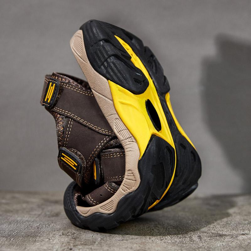 Fashion Summer Beach Sandal for Men Round Toe Casual Platform Outdoor Comfortable Trendy All-match Breathable Fashion Non-slip Shoes
