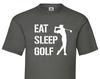 Eat Sleep Golf T-Shirt – Funny Dad Golfer Gift
