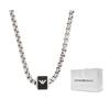 Emporio Armani Fashion Stainless Steel Necklace Men Necklace Black EGS2910040