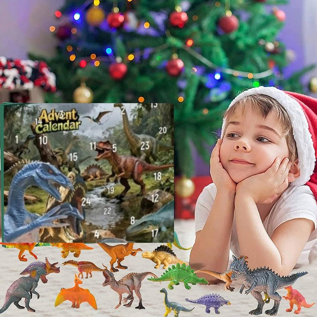 Dinosaur Advent Calendar 2025 24 Days Christmas Countdown Calendar Xmas Gift for Boys Girls Teens 3 4 5 6 Years Old
