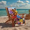 Ultra-Soft Beach Towel with Freddy Theme,Ideal for Pool - Camping, Diving - Perfect Travel Essential, Vibrant Beach Towel.