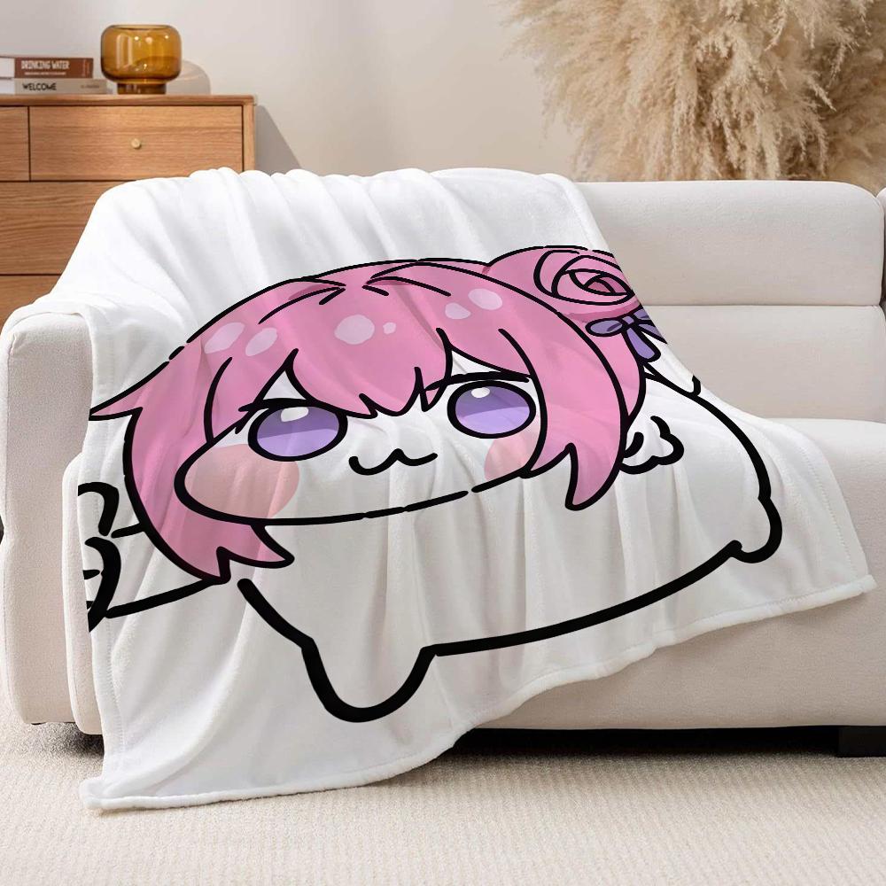 Cartoon cute N Nikke D DOROS Blanket For Sofa Office Bed Plane Travel Sleep Read Relax Camping Soft And Warm