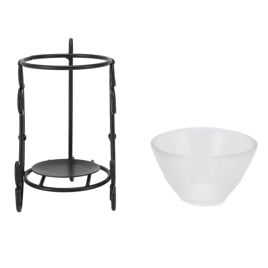 Essential Oil Burner Metal Iron Glass Vintage Home Decoration Tealight Candle Holder Wax Warmer Oil Burner