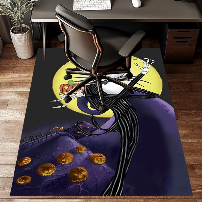 1pc Jack Christmas2 Design Printed Area Rug Carpet for Bedroom Living Room Home Decor Rugs Mat Non Slip Mat Rug for Bedside