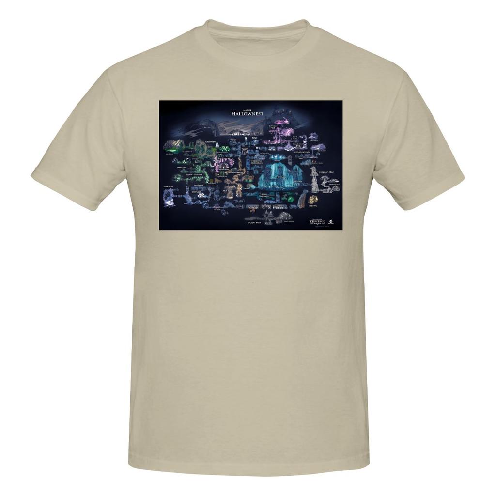 Funny 8k Hollow Knight Map Unisexs Printed Tshirt Unisex T Shirtshirt Gym