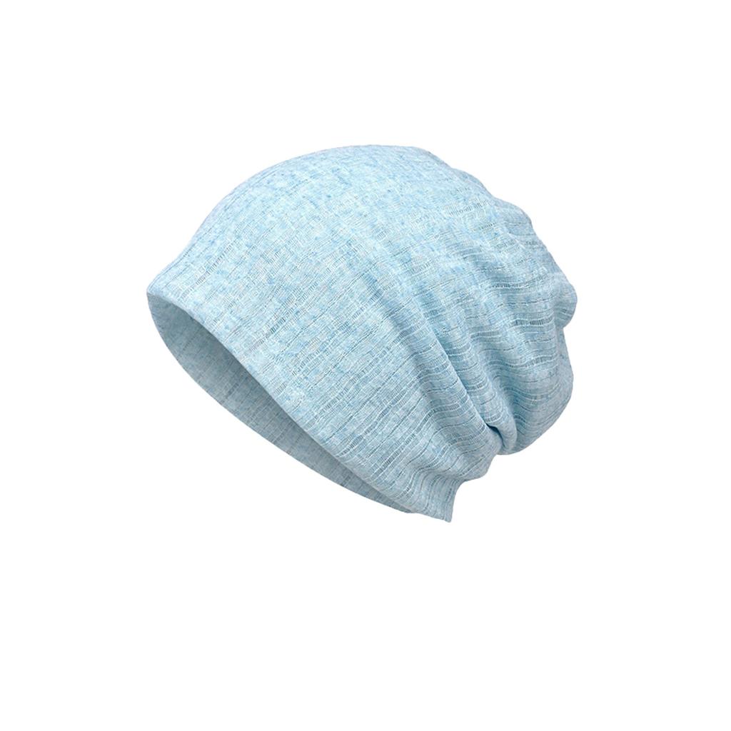 Lightweight Breathable Slouchy Beanie Hat and Neck Warmer Two-in-One Soft Stretchy Fabric for Spring Summer Outdoor Activities
