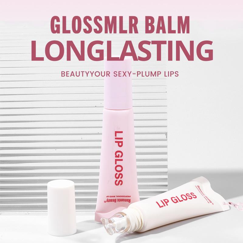 Lip Balm for Women Tinted Lip Glaze with Chain Lip Gloss Moisturizing Lip Makeup Lip Oil Beauty