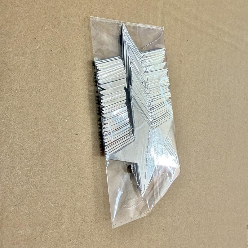 

4 м Золотые и Серебряные Блестящие Звезды Подвесные Цветы и Флажки Украшение