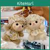 Plush Sheep Keychain With Floral Dress For Girls And Bag Decor