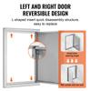 BBQ Access Door, 432x610 mm Single Outdoor Kitchen Door, Stainless Steel Flush Mount Door, Wall Vertical Door with Recessed Handle, for BBQ Island,