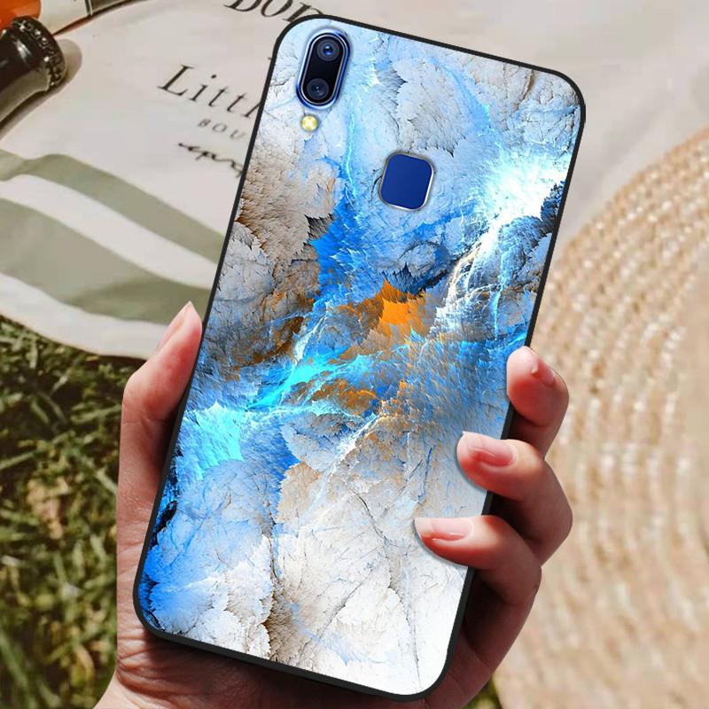 For Coque Vivo Y93 Lite Case Silicone Cartoon Painted Soft TPU Back Cover For Vivo Y91 Y95 Y93 Lite Case Y 91 Phone Cases Capas